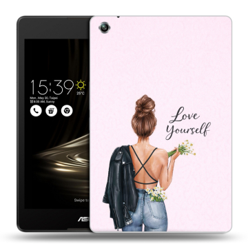 Силиконовый чехол на ASUS ZenPad 3 8.0 Z581KL с принтом женский