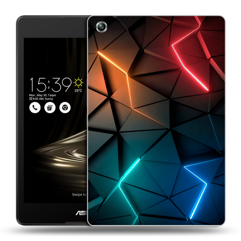 Силиконовый чехол на ASUS ZenPad 3 8.0 Z581KL с принтом Абстракция неон Силиконовый чехол на ASUS ZenPad 3 8.0 Z581KL с принтом Абстракция неон