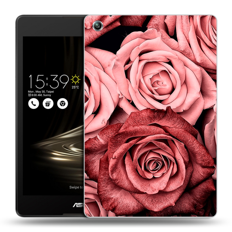 Силиконовый чехол на ASUS ZenPad 3 8.0 Z581KL с принтом Цветы розы Силиконовый чехол на ASUS ZenPad 3 8.0 Z581KL с принтом Цветы розы