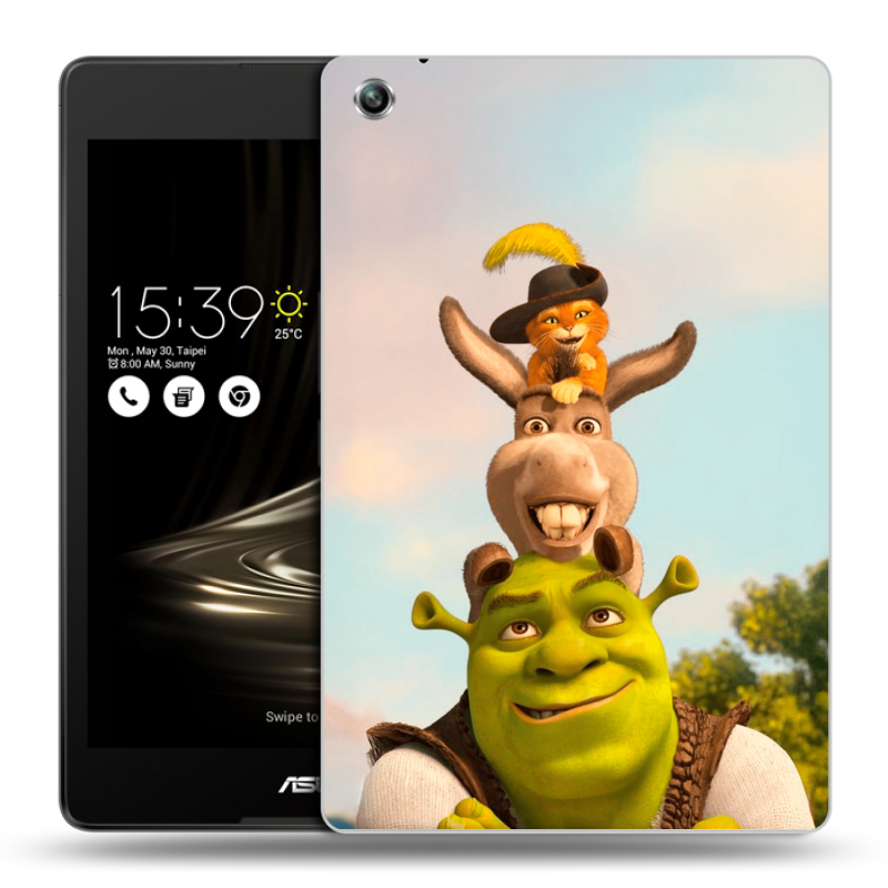 Силиконовый чехол на ASUS ZenPad 3 8.0 Z581KL с принтом Шрек Shrek Силиконовый чехол на ASUS ZenPad 3 8.0 Z581KL с принтом Шрек Shrek