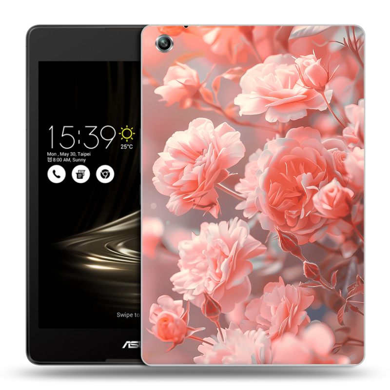 Силиконовый чехол на ASUS ZenPad 3 8.0 Z581KL с принтом Розы цветы Силиконовый чехол на ASUS ZenPad 3 8.0 Z581KL с принтом Розы цветы