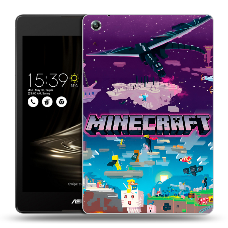 Силиконовый чехол на ASUS ZenPad 3 8.0 Z581KL с принтом Майнкрафт Minecraft Силиконовый чехол на ASUS ZenPad 3 8.0 Z581KL с принтом Майнкрафт Minecraft
