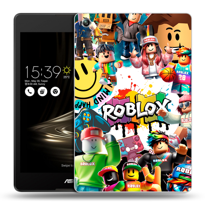 Силиконовый чехол на ASUS ZenPad 3 8.0 Z581KL с принтом Roblox Роблокс Силиконовый чехол на ASUS ZenPad 3 8.0 Z581KL с принтом Roblox Роблокс