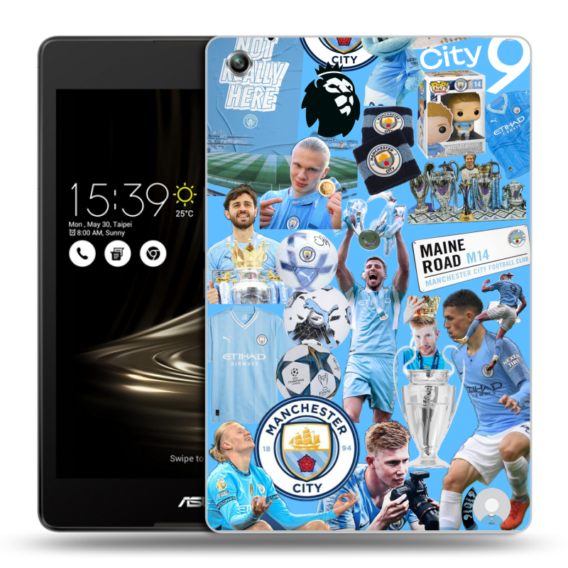 Силиконовый чехол на ASUS ZenPad 3 8.0 Z581KL с принтом Man City Манчестер Сити Силиконовый чехол на ASUS ZenPad 3 8.0 Z581KL с принтом Man City Манчестер Сити