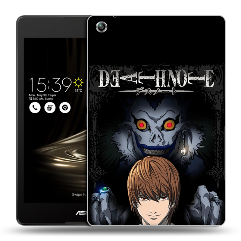 Силиконовый чехол на ASUS ZenPad 3 8.0 Z581KL с принтом Death note Тетрадь смерти Силиконовый чехол на ASUS ZenPad 3 8.0 Z581KL с принтом Death note Тетрадь смерти