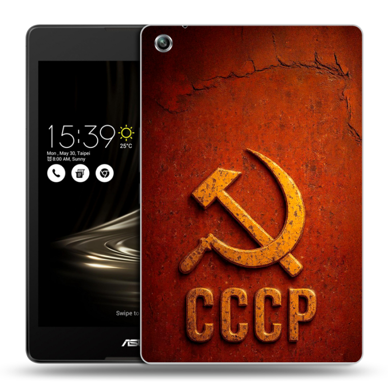 Силиконовый чехол на ASUS ZenPad 3 8.0 Z581KL с принтом Флаг Герб СССР Силиконовый чехол на ASUS ZenPad 3 8.0 Z581KL с принтом Флаг Герб СССР
