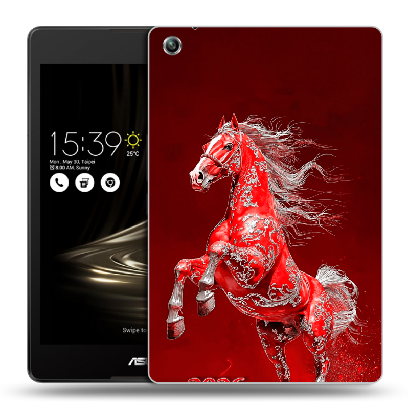 Силиконовый чехол на ASUS ZenPad 3 8.0 Z581KL с принтом Новый год Силиконовый чехол на ASUS ZenPad 3 8.0 Z581KL с принтом Новый год