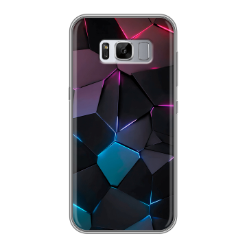Силиконовый чехол на Samsung Galaxy S8 Plus с принтом Геометрия неона Силиконовый чехол на Samsung Galaxy S8 Plus с принтом Геометрия неона