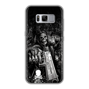Силиконовый чехол на Samsung Galaxy S8 Plus с принтом Скелет Силиконовый чехол на Samsung Galaxy S8 Plus с принтом Скелет