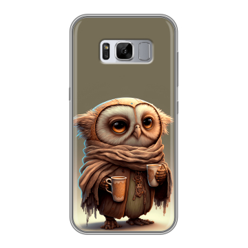 Силиконовый чехол на Samsung Galaxy S8 Plus с принтом Сова Силиконовый чехол на Samsung Galaxy S8 Plus с принтом Сова