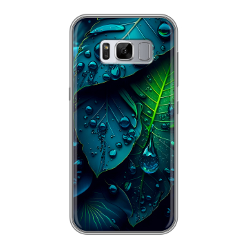 Силиконовый чехол на Samsung Galaxy S8 Plus с принтом Листья Силиконовый чехол на Samsung Galaxy S8 Plus с принтом Листья