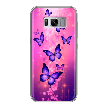 Силиконовый чехол на Samsung Galaxy S8 Plus с принтом Бабочки