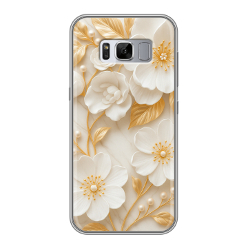 Силиконовый чехол на Samsung Galaxy S8 Plus с принтом Цветы