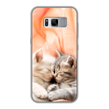 Силиконовый чехол на Samsung Galaxy S8 Plus с принтом Котята Силиконовый чехол на Samsung Galaxy S8 Plus с принтом Котята