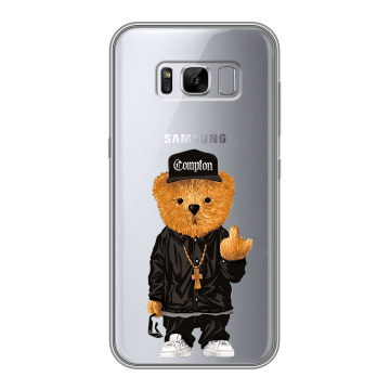 Силиконовый чехол на Samsung Galaxy S8 Plus с принтом Мишка Силиконовый чехол на Samsung Galaxy S8 Plus с принтом Мишка