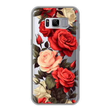Силиконовый чехол на Samsung Galaxy S8 Plus с принтом Розы Силиконовый чехол на Samsung Galaxy S8 Plus с принтом Розы