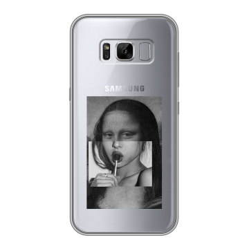 Силиконовый чехол на Samsung Galaxy S8 Plus с принтом Мона Лиза Силиконовый чехол на Samsung Galaxy S8 Plus с принтом Мона Лиза