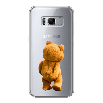 Силиконовый чехол на Samsung Galaxy S8 Plus с принтом Медведь