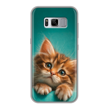 Силиконовый чехол на Samsung Galaxy S8 Plus с принтом котенок Силиконовый чехол на Samsung Galaxy S8 Plus с принтом котенок