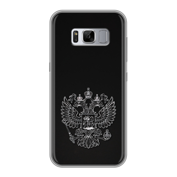 Силиконовый чехол на Samsung Galaxy S8 Plus с принтом Герб России Силиконовый чехол на Samsung Galaxy S8 Plus с принтом Герб России