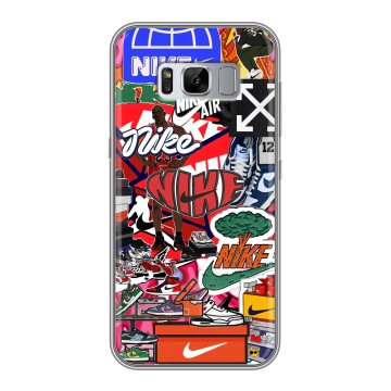 Силиконовый чехол на Samsung Galaxy S8 Plus с принтом Найк Nike яркий Силиконовый чехол на Samsung Galaxy S8 Plus с принтом Найк Nike яркий