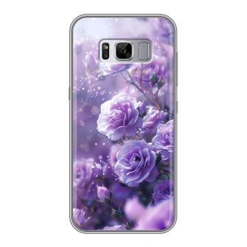 Силиконовый чехол на Samsung Galaxy S8 Plus с принтом Розы цветы Силиконовый чехол на Samsung Galaxy S8 Plus с принтом Розы цветы