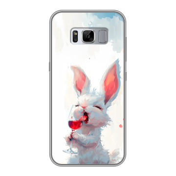 Силиконовый чехол на Samsung Galaxy S8 Plus с принтом кролик зайчик Силиконовый чехол на Samsung Galaxy S8 Plus с принтом кролик зайчик