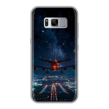 Силиконовый чехол на Samsung Galaxy S8 Plus с принтом самолет Силиконовый чехол на Samsung Galaxy S8 Plus с принтом самолет