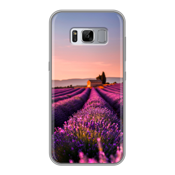Силиконовый чехол на Samsung Galaxy S8 Plus с принтом лаванда Силиконовый чехол на Samsung Galaxy S8 Plus с принтом лаванда