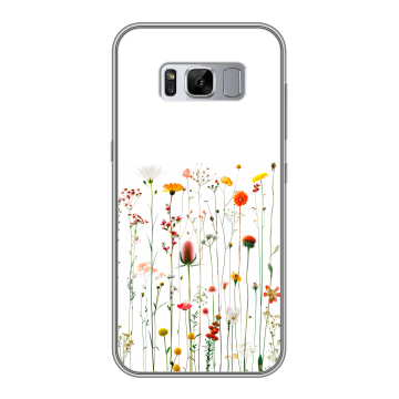 Силиконовый чехол на Samsung Galaxy S8 Plus с принтом цветы Силиконовый чехол на Samsung Galaxy S8 Plus с принтом цветы