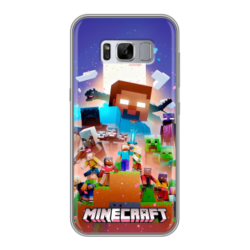 Силиконовый чехол на Samsung Galaxy S8 Plus с принтом Майнкрафт Minecraft Силиконовый чехол на Samsung Galaxy S8 Plus с принтом Майнкрафт Minecraft