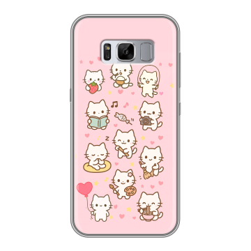 Силиконовый чехол на Samsung Galaxy S8 Plus с принтом Hello Kitty Хелоу Кити Силиконовый чехол на Samsung Galaxy S8 Plus с принтом Hello Kitty Хелоу Кити