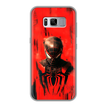 Силиконовый чехол на Samsung Galaxy S8 Plus с принтом человек паук spiderman Силиконовый чехол на Samsung Galaxy S8 Plus с принтом человек паук spiderman