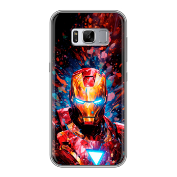 Силиконовый чехол на Samsung Galaxy S8 Plus с принтом Железный человек Ironman Силиконовый чехол на Samsung Galaxy S8 Plus с принтом Железный человек Ironman
