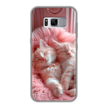 Силиконовый чехол на Samsung Galaxy S8 Plus с принтом котята котики Силиконовый чехол на Samsung Galaxy S8 Plus с принтом котята котики