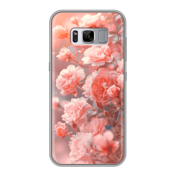 Силиконовый чехол на Samsung Galaxy S8 Plus с принтом Розы цветы