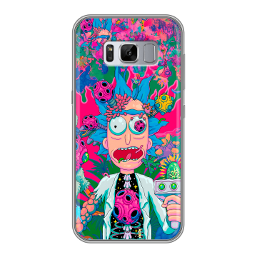 Силиконовый чехол на Samsung Galaxy S8 Plus с принтом Рик и Морти Rick Morty Силиконовый чехол на Samsung Galaxy S8 Plus с принтом Рик и Морти Rick Morty