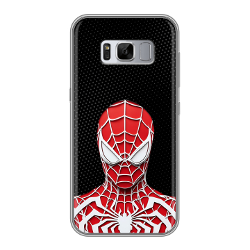 Силиконовый чехол на Samsung Galaxy S8 Plus с принтом человек паук spiderman Силиконовый чехол на Samsung Galaxy S8 Plus с принтом человек паук spiderman