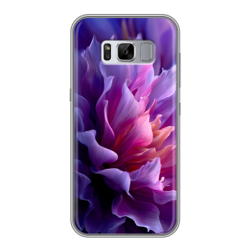Силиконовый чехол на Samsung Galaxy S8 Plus с принтом женский цветы