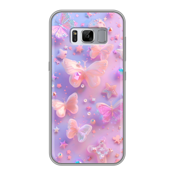 Силиконовый чехол на Samsung Galaxy S8 Plus с принтом Бабочки Силиконовый чехол на Samsung Galaxy S8 Plus с принтом Бабочки