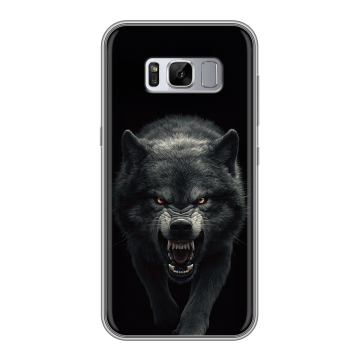 Силиконовый чехол на Samsung Galaxy S8 Plus с принтом Волк