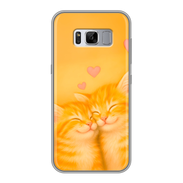 Силиконовый чехол на Samsung Galaxy S8 Plus с принтом Милые котята Силиконовый чехол на Samsung Galaxy S8 Plus с принтом Милые котята