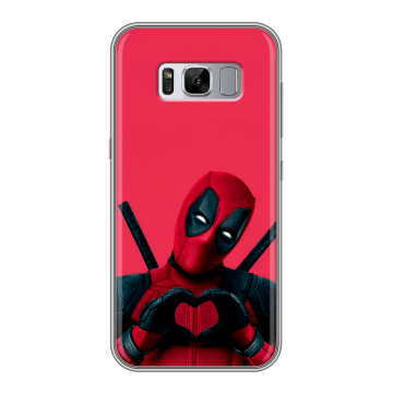 Силиконовый чехол на Samsung Galaxy S8 Plus с принтом Дедпул Deadpool Силиконовый чехол на Samsung Galaxy S8 Plus с принтом Дедпул Deadpool