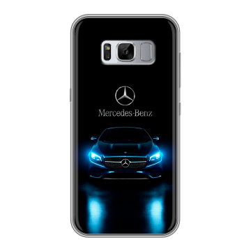 Силиконовый чехол на Samsung Galaxy S8 Plus с принтом Mercedes Мерседес Силиконовый чехол на Samsung Galaxy S8 Plus с принтом Mercedes Мерседес