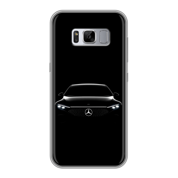 Силиконовый чехол на Samsung Galaxy S8 Plus с принтом Mercedes Мерседес