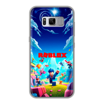 Силиконовый чехол на Samsung Galaxy S8 Plus с принтом Roblox Роблокс Силиконовый чехол на Samsung Galaxy S8 Plus с принтом Roblox Роблокс