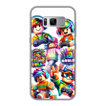 Силиконовый чехол на Samsung Galaxy S8 Plus с принтом Roblox Роблокс Силиконовый чехол на Samsung Galaxy S8 Plus с принтом Roblox Роблокс