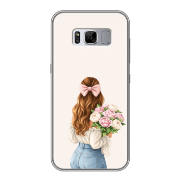 Силиконовый чехол на Samsung Galaxy S8 Plus с принтом женский Силиконовый чехол на Samsung Galaxy S8 Plus с принтом женский