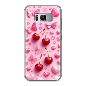 Силиконовый чехол на Samsung Galaxy S8 Plus с принтом для девочек