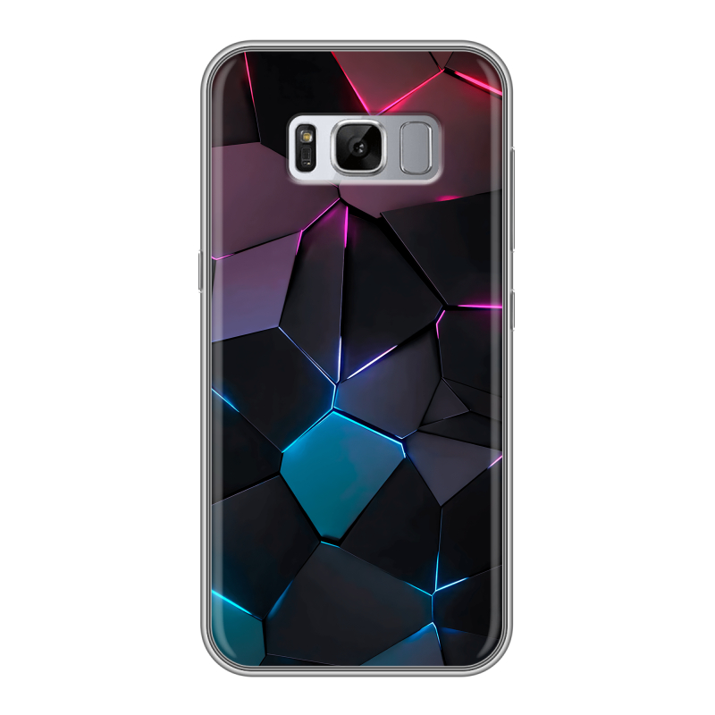 Силиконовый чехол на Samsung Galaxy S8 Plus с принтом Геометрия неона Силиконовый чехол на Samsung Galaxy S8 Plus с принтом Геометрия неона